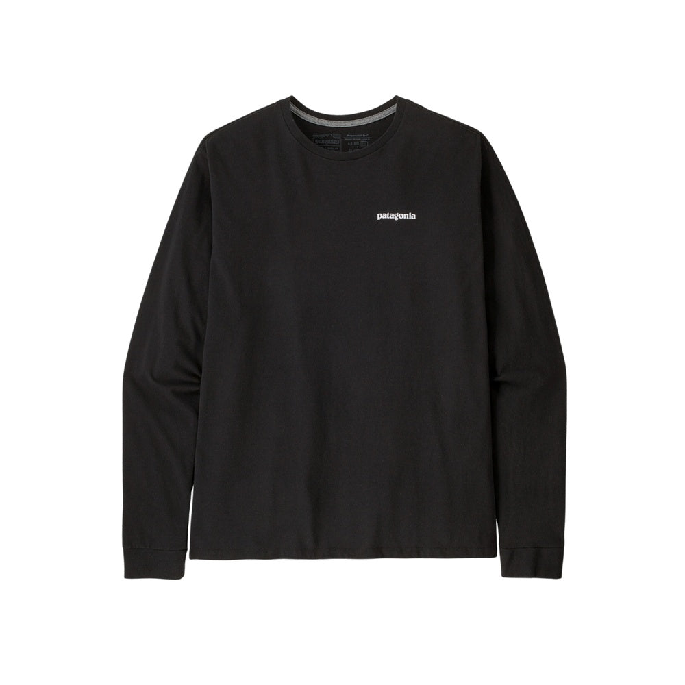M's L/S P-6 Logo Responsibili-Tee Black M