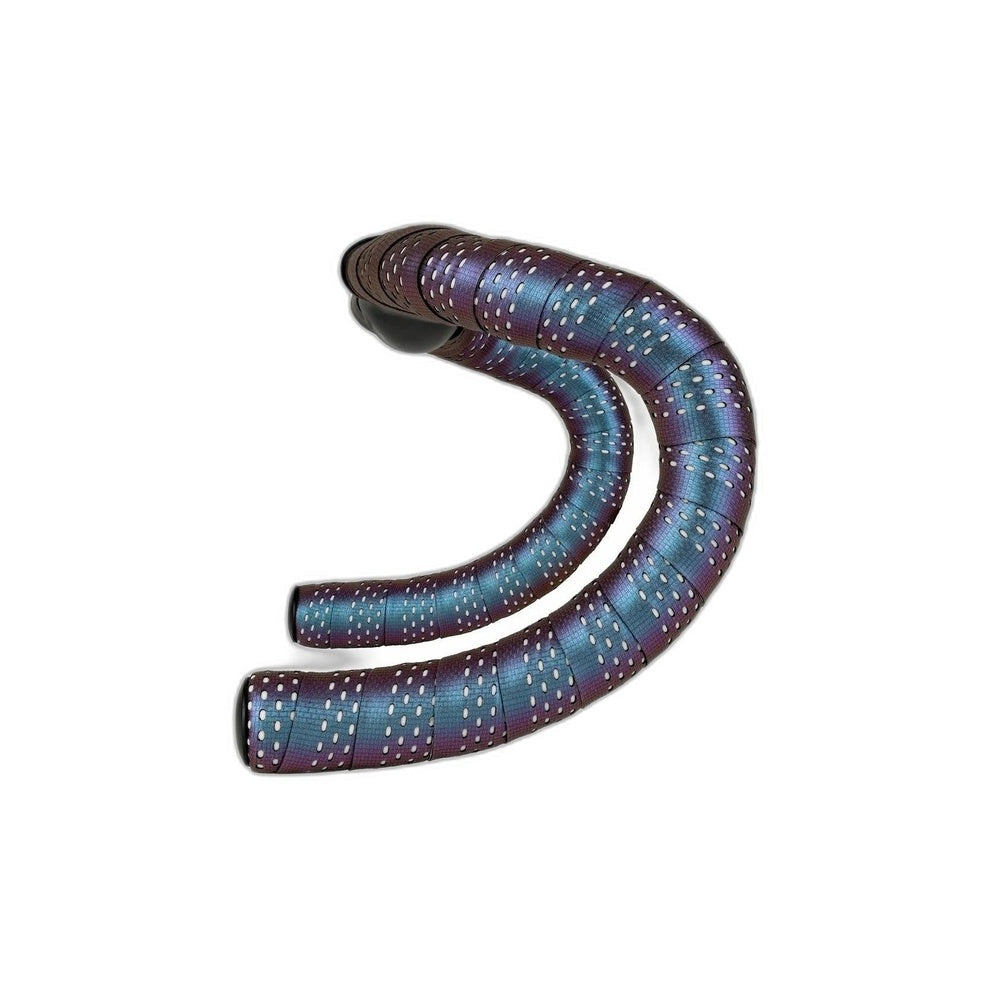 Hi Line Lux Bar Tape Nova Black  with Blue Underlay