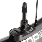 Quarq TyreWiz 2.0 Air Pressure Sensor for Presta Valve (included 2 sensors w/ batteries, 2 rubber bumpers and a rim depth guage) - Valves are not included