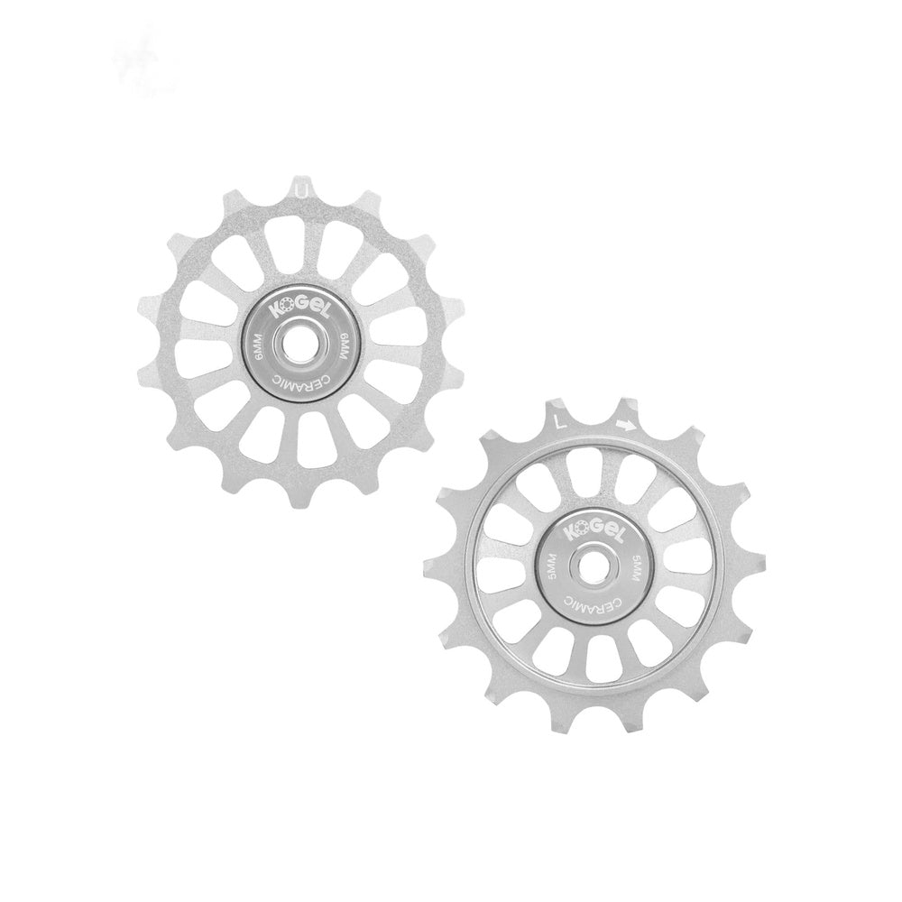 Kogel 14/14T Hybrid Ceramic Pulley Set SRAM 12, Cross - Blk