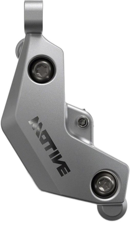 SRAM Motive Ultimate Disc Brake and Lever - Rear or Front, 2000mm Hose, Post Mount, 4-Piston, Alum Lever Body, Carbon Blade, Blk/Sil, A1