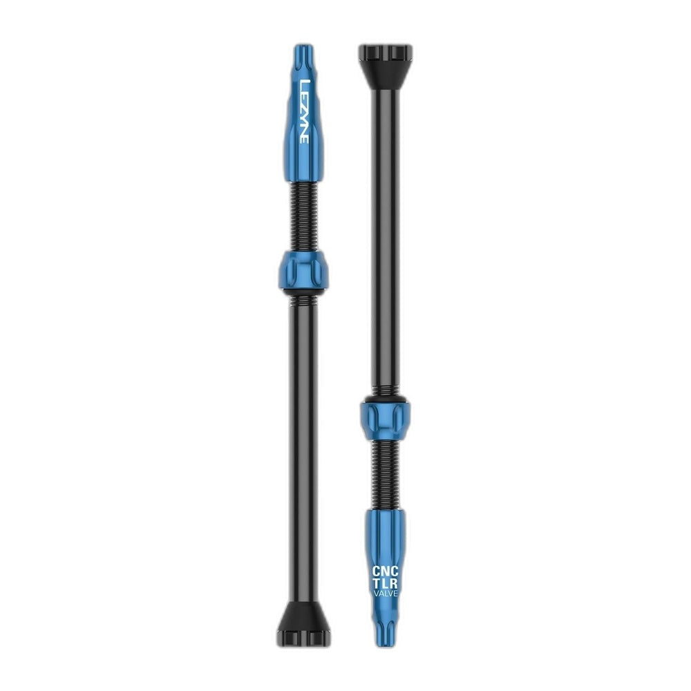 Lezyne CNC TLR Tubeless 80mm Valve Blue