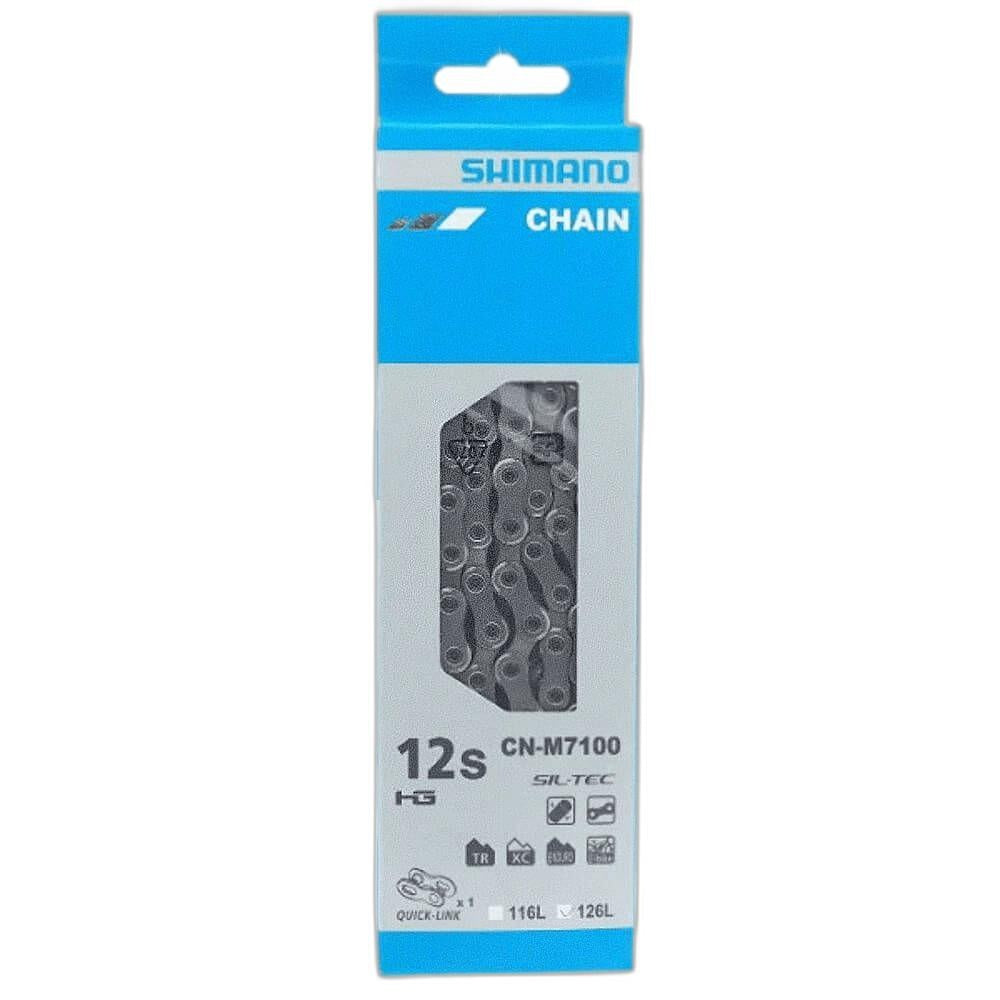 Shimano BICYCLE CHAIN, CN-M7100, SLX, 126 LINKS FOR 12 SPEED, W/QUICK-LINK
