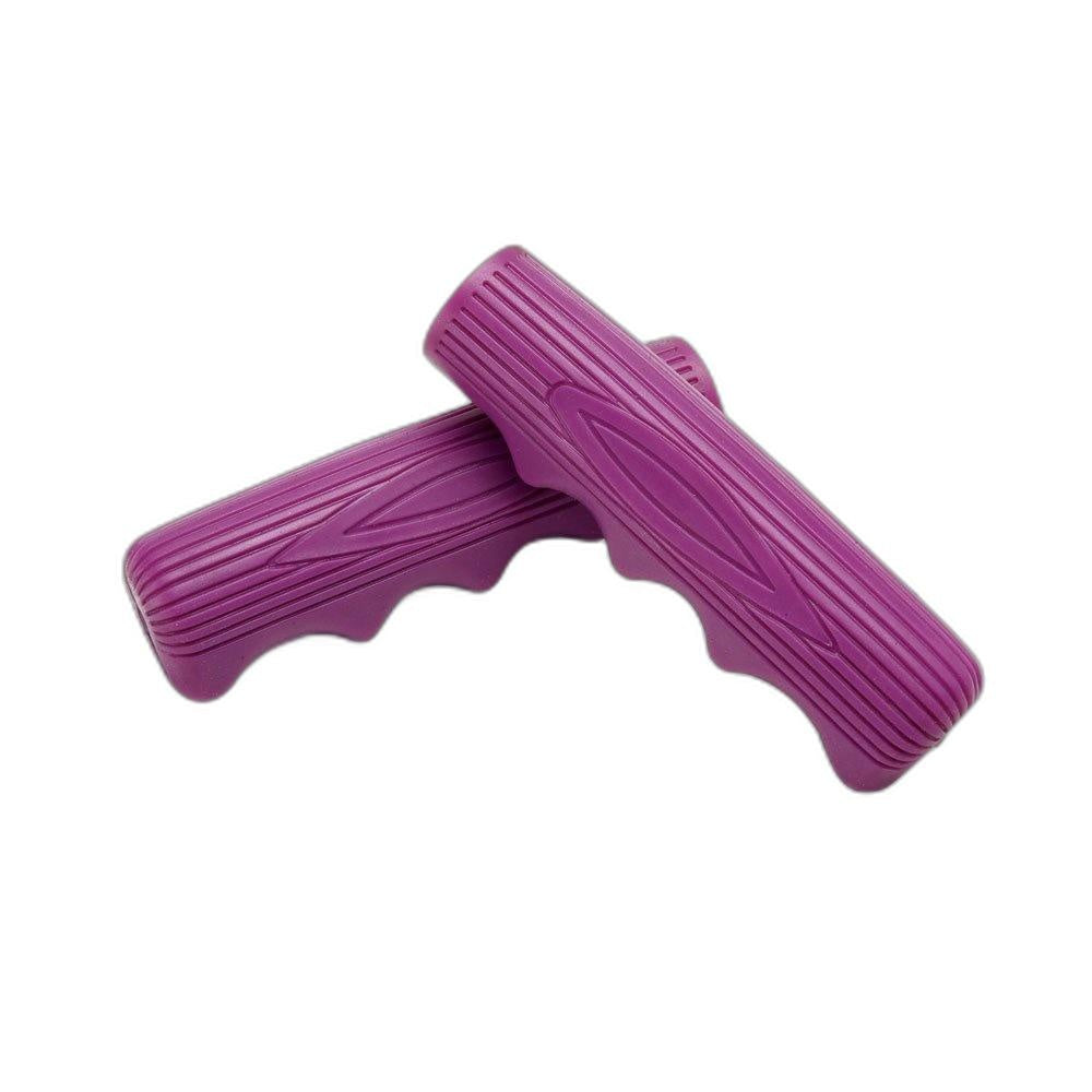Electra Finger Groove Long Purple Grips