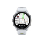 Garmin Forerunner® 970 Titanium with Whitestone Case and Whitestone/Translucent Amp Yellow Band