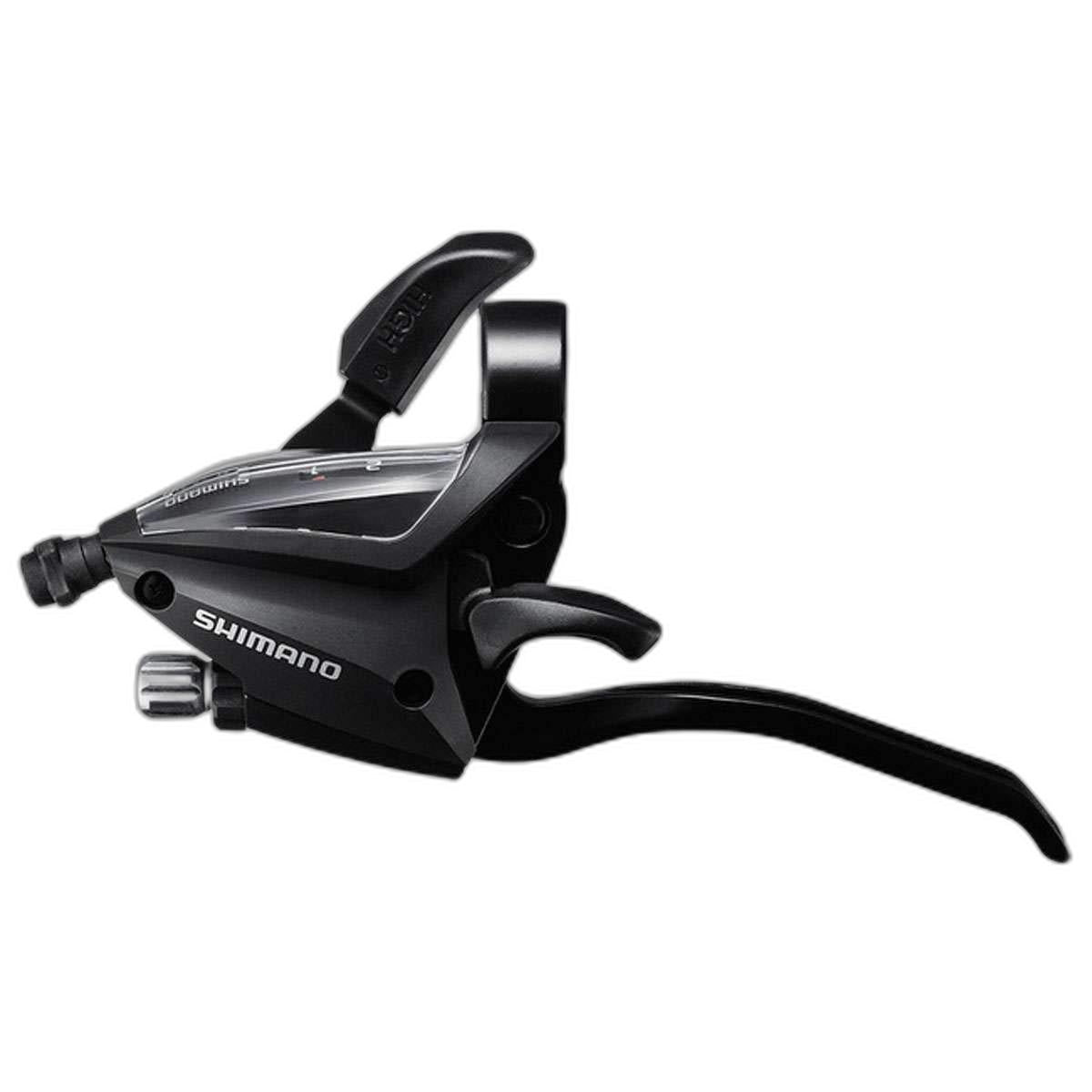 Shimano SHIFT/BRAKE LEVER SET, ST-EF500-2A, 3X7 SPEED, EZ-FIRE PLUS, 2F-ALLOY, FOR V-BRAKE, BLACK