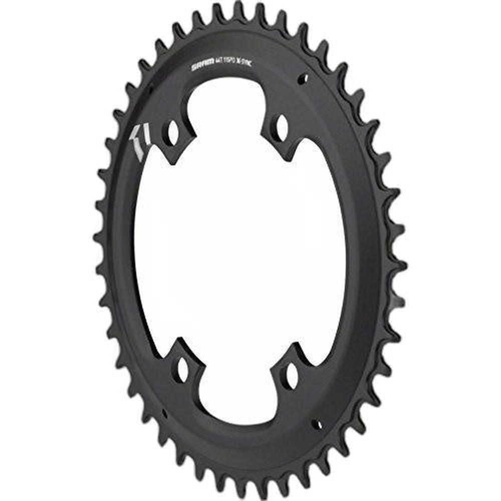 SRAM X-Sync Asymmetric, 44T Chainring, 11sp, BCD: 110, Aluminum, Black