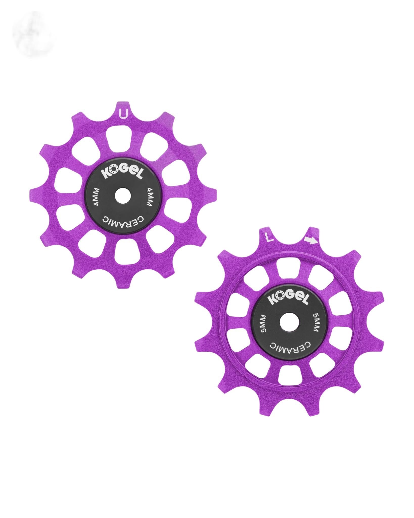 Kogel 12/12T Hybrid Ceramic Pulley Set WiFli Road Black