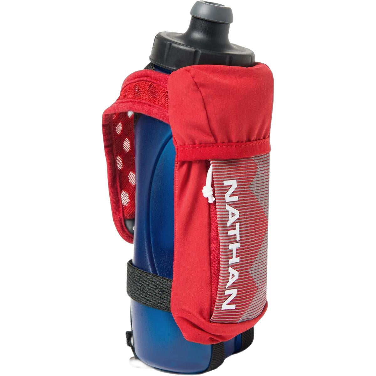 Nathan Quick Squeeze 22oz Handheld Ribbon Red/White
