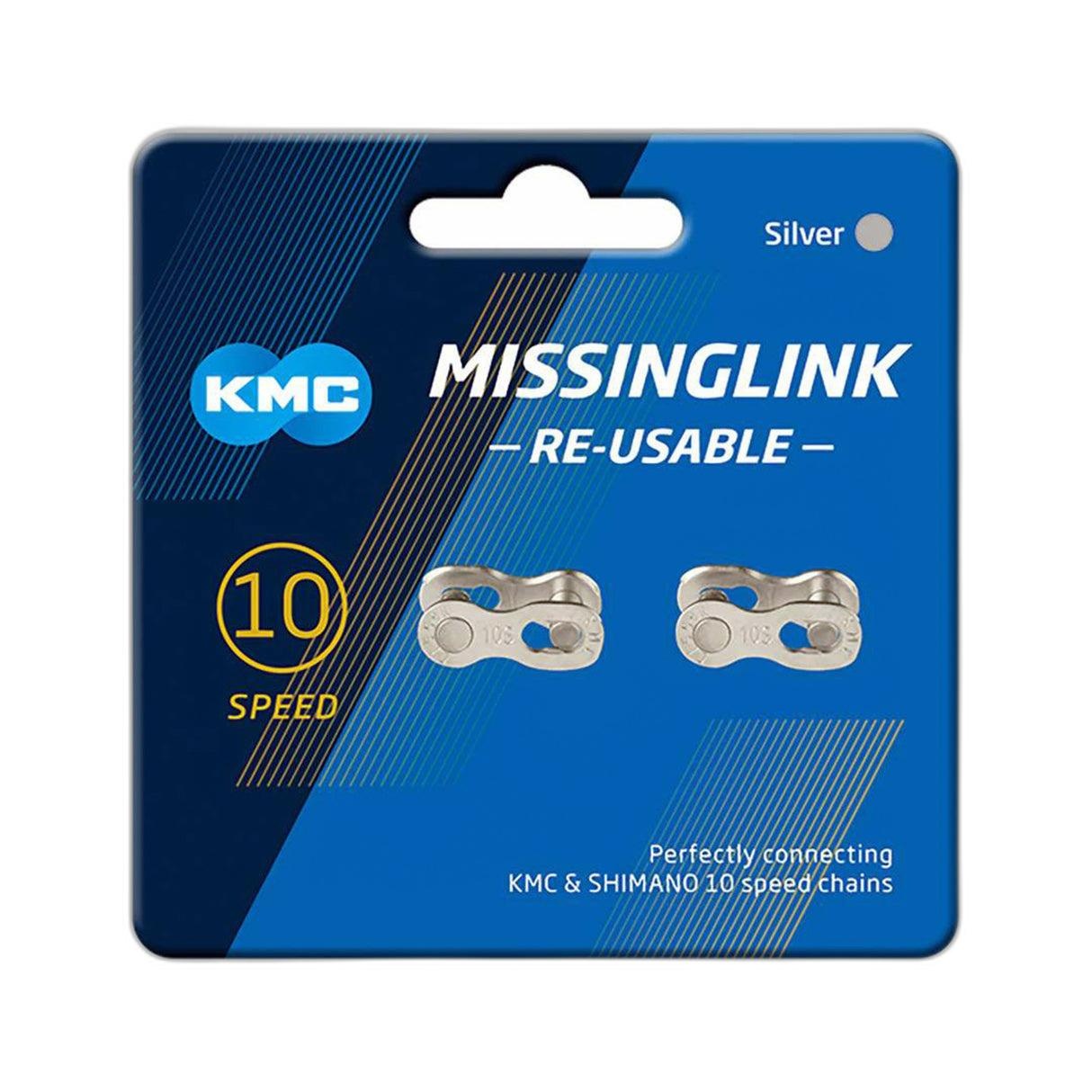 KMC CONNECTING LINK 10 SPEED 6 PER CARD