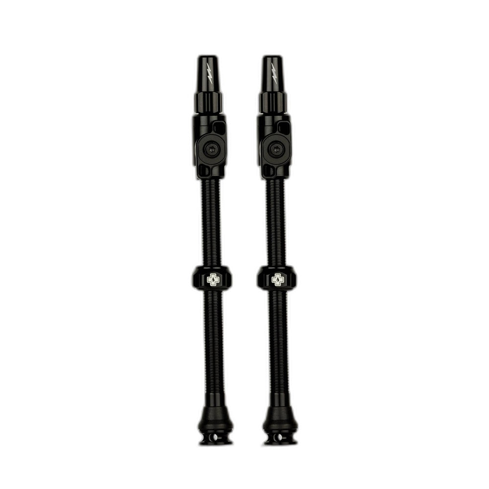 Muc-Off Big Bore Lite Tubeless Valve Stems - 3XLarge, 80mm, Black