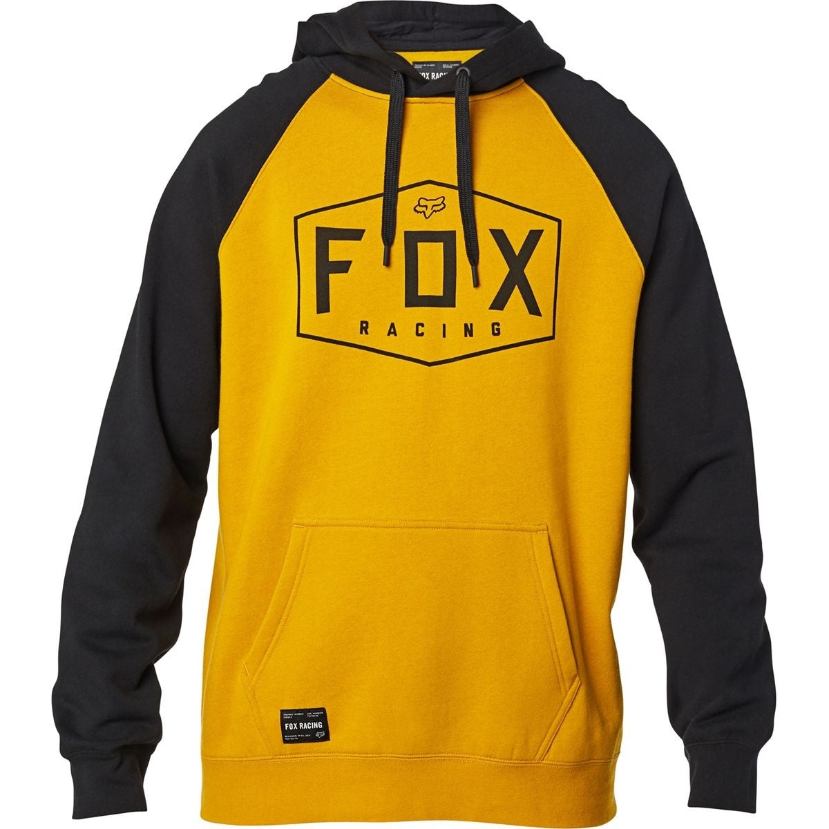 Fox Crest Pullover Fleece Mustard Medium