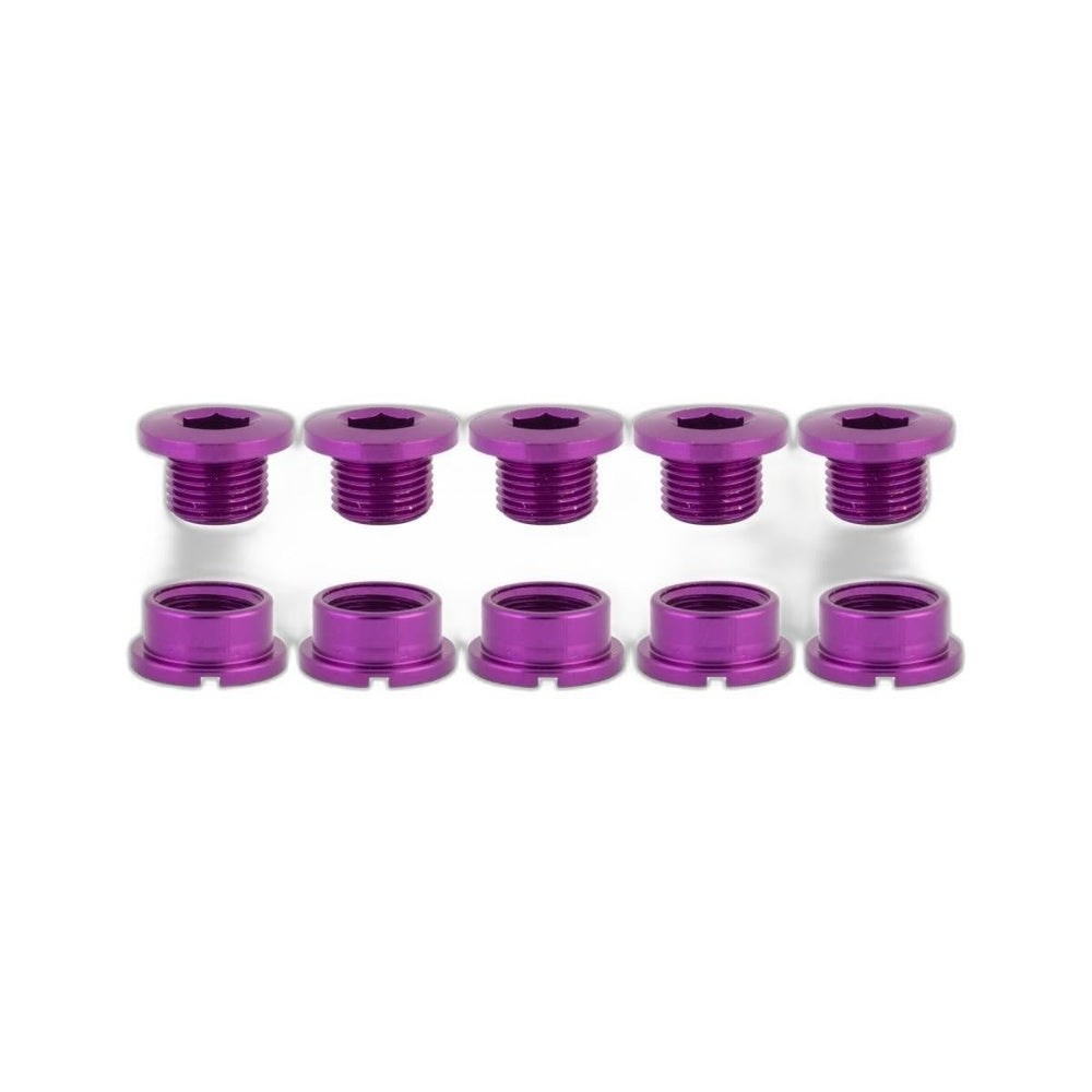 CHAINRING BOLT SET OR8 SINGLE ALY PUR