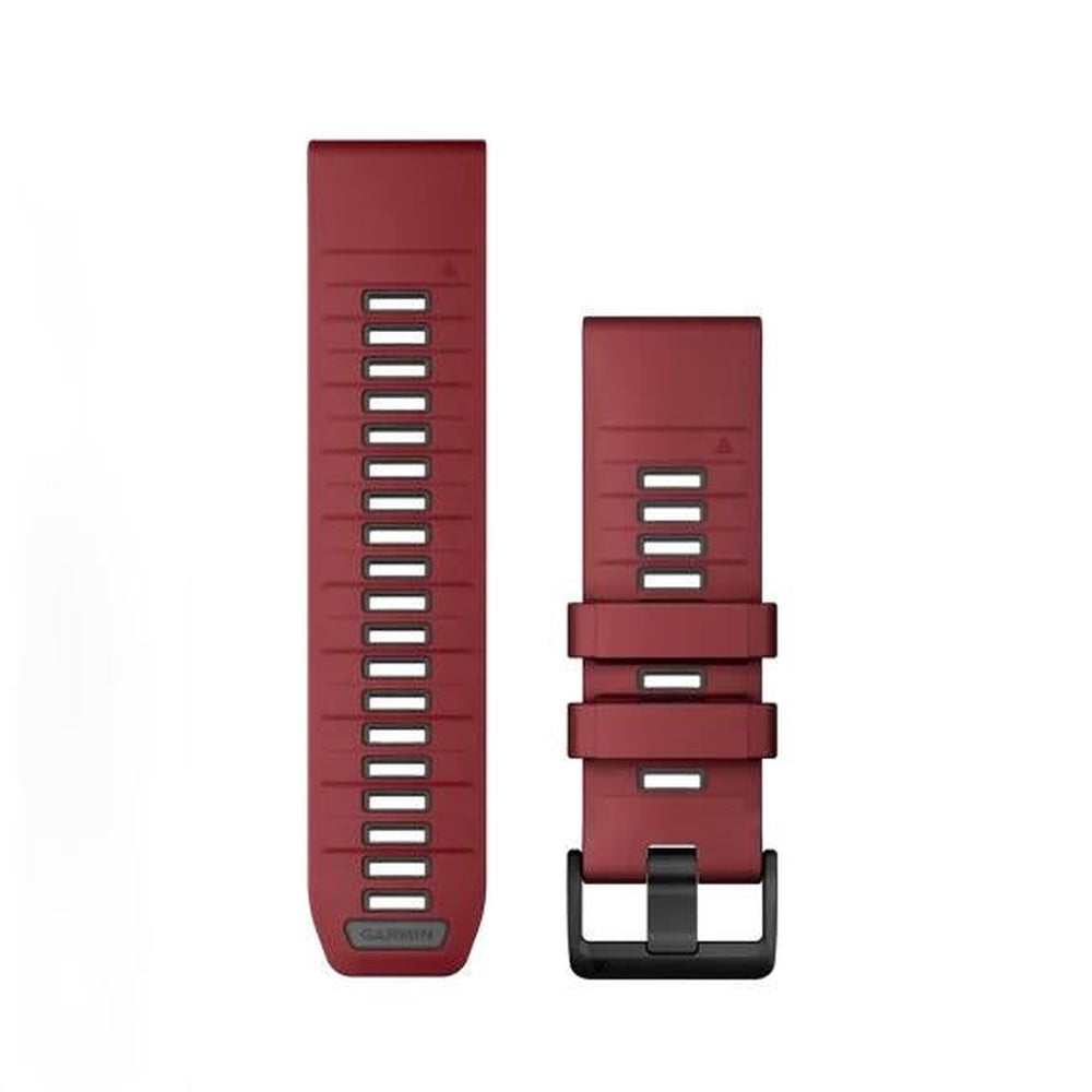 Garmin QuickFit® 20 Watch Bands Merlot/Graphite Silicone