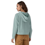 W's Regenerative Organic Certified Cotton Essential Hoody Thermal Blue S
