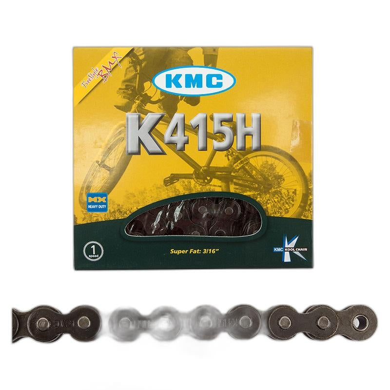 KMC K415H CHAIN (BMX & FREESTYLE) SUPER FAT 1/2 X 3/16  98 LINKS