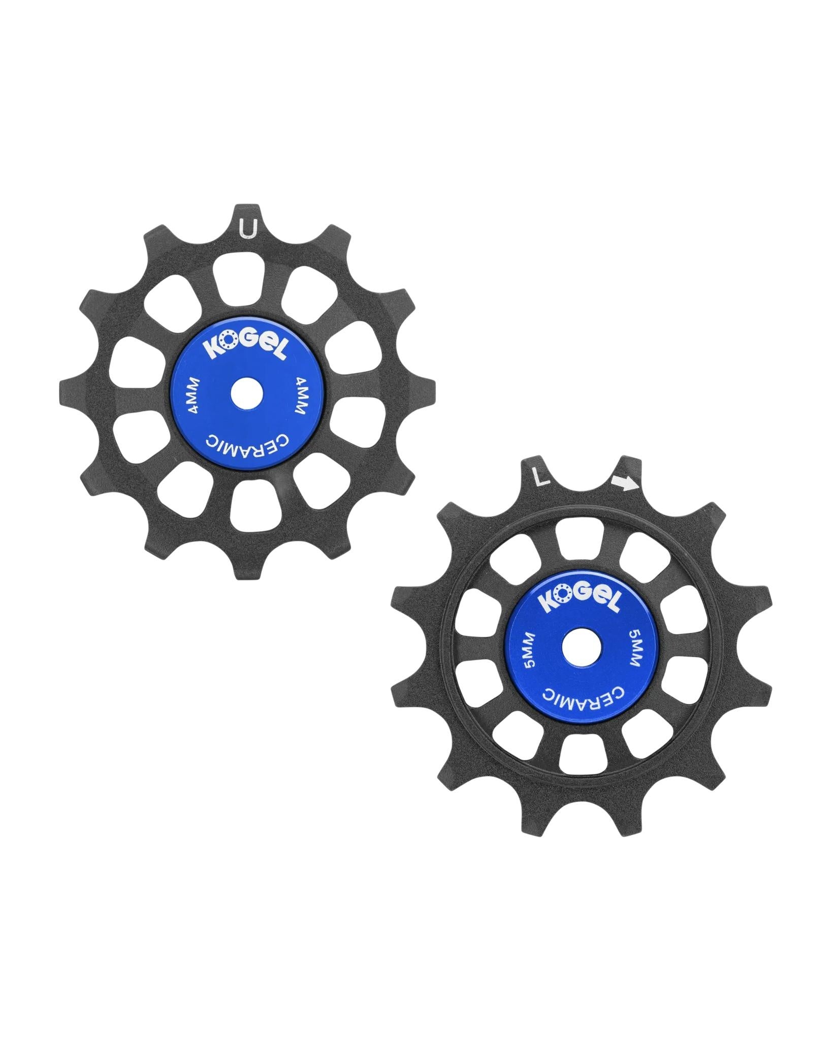 Kogel 12/12T Hybrid Ceramic Pulley Set WiFli Road Black