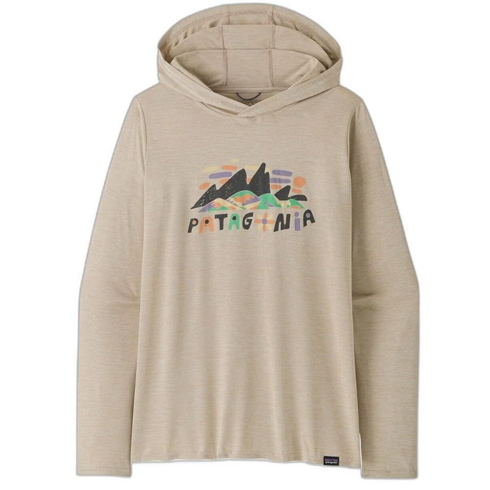 W's Cap Cool Daily Graphic Hoody Fitz Roy Superbloom: Pumice X-Dye S