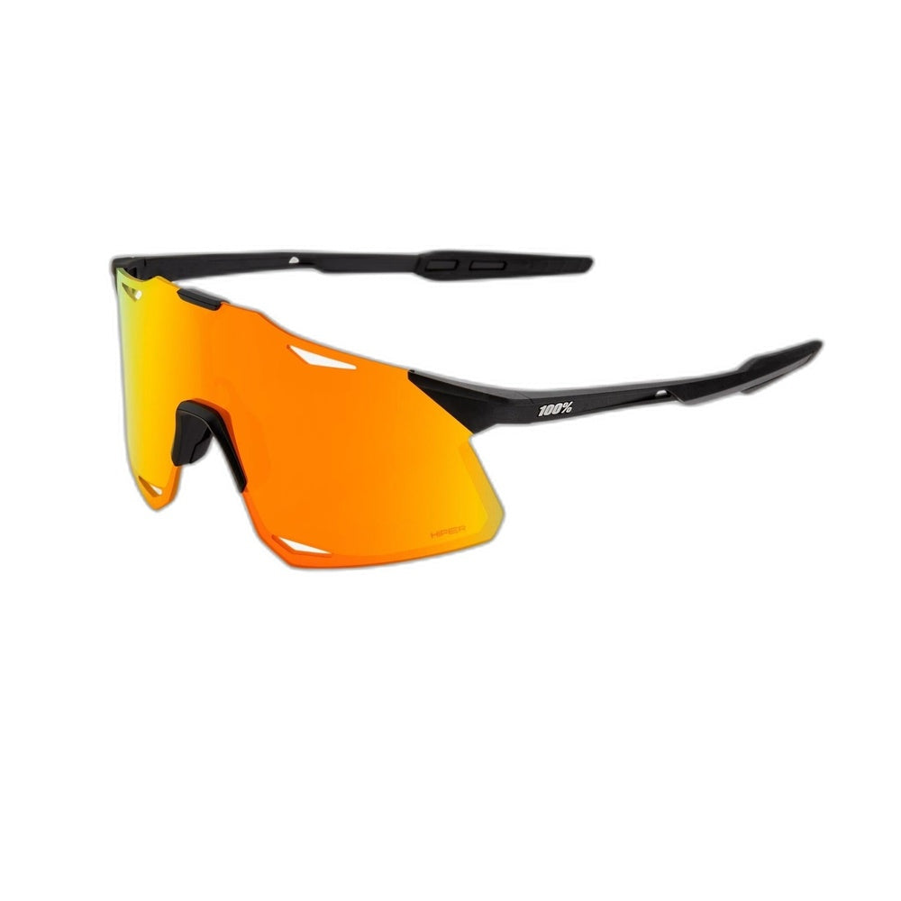 100% Hypercraft Matte Black Hiper Red Multilayer Mirror Lens