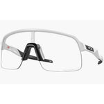 Oakley Sutro Lite Clear To Black Iridium Photochromic Lenses  Matte White Frame Sunglasses