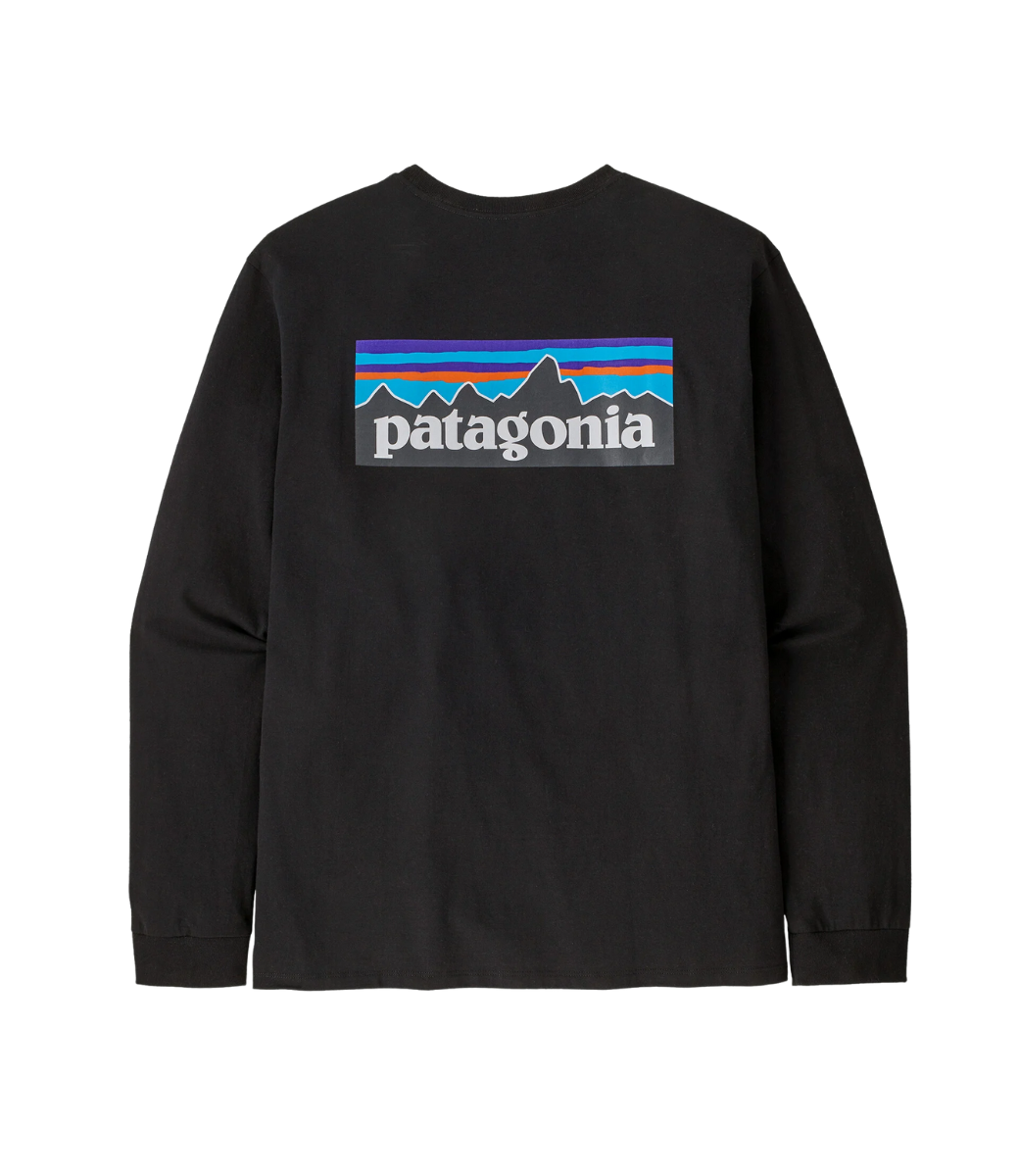M's L/S P-6 Logo Responsibili-Tee Black L