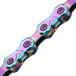 KMC X12 Speed 126L Chain Aurora Oil Slick