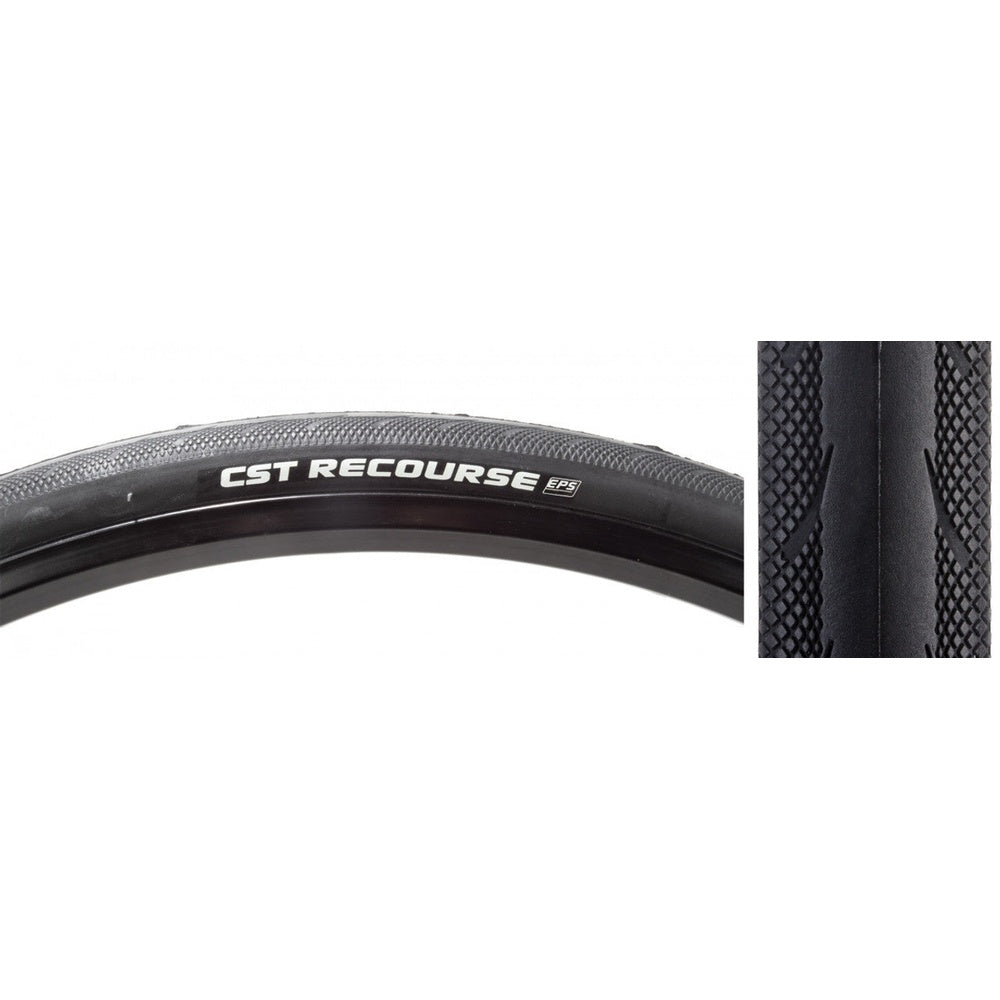 TIRE CSTP RECOURSE 700x25 BK FOLD 120lb EPS
