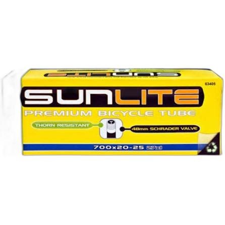 SUNLITE THORN RESISTANT 700x20-25 SHRADER VALVE 48MM
