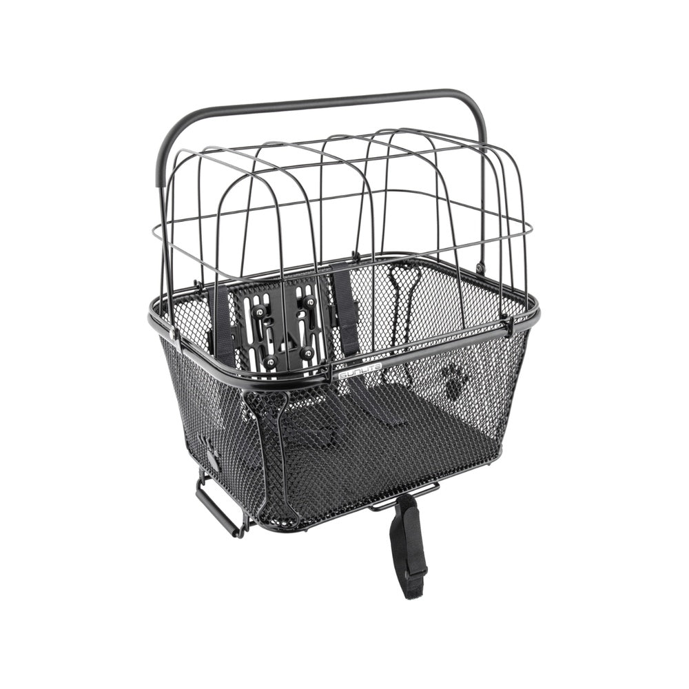 BASKET SUNLT FT/RR WIRE HB/RACTOP QR BK ***PICK 2PCS: BOTTOM BASKET & TOP CAGE***