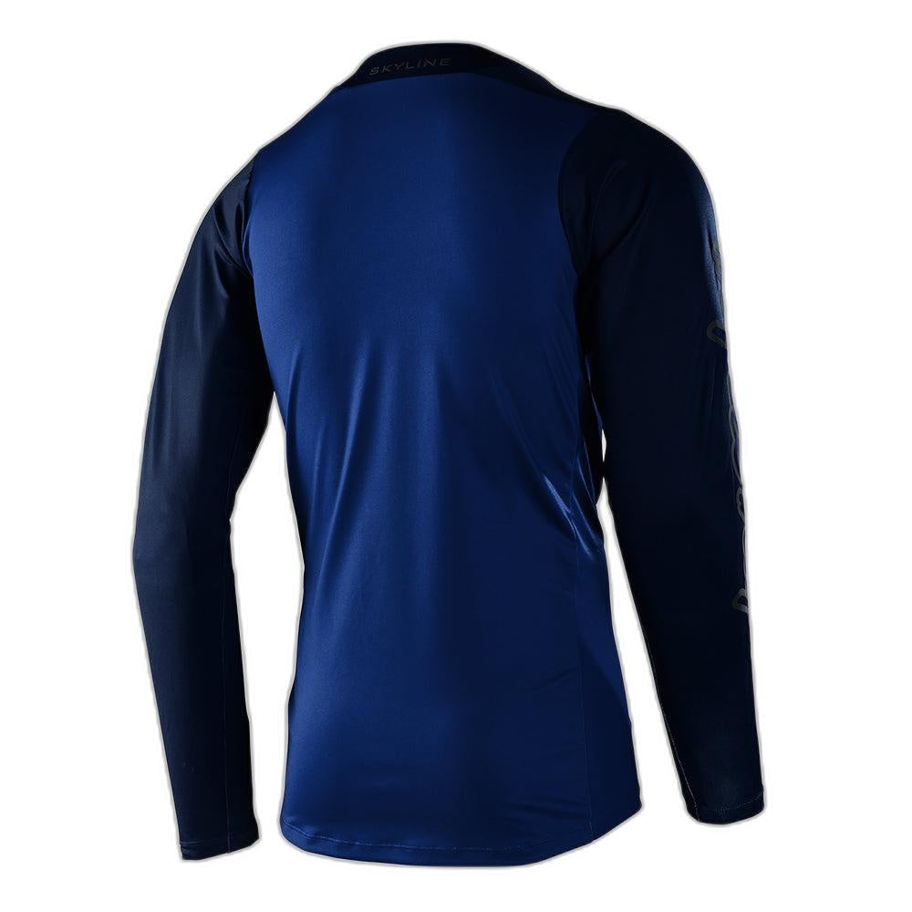 Troy Lee Designs SKYLINE LS JERSEY  MONO TRUE BLUE XL