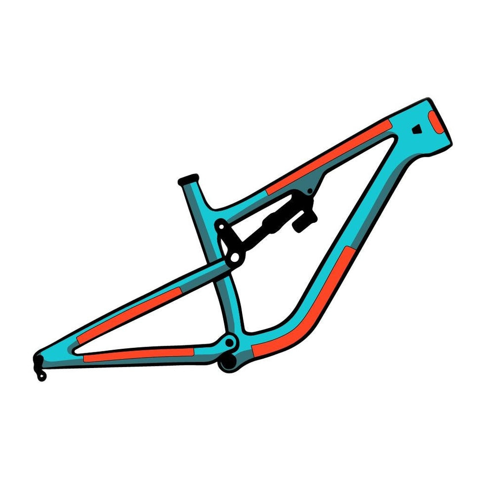 RideWrap Essential MTB Frame Protection Kit Matte