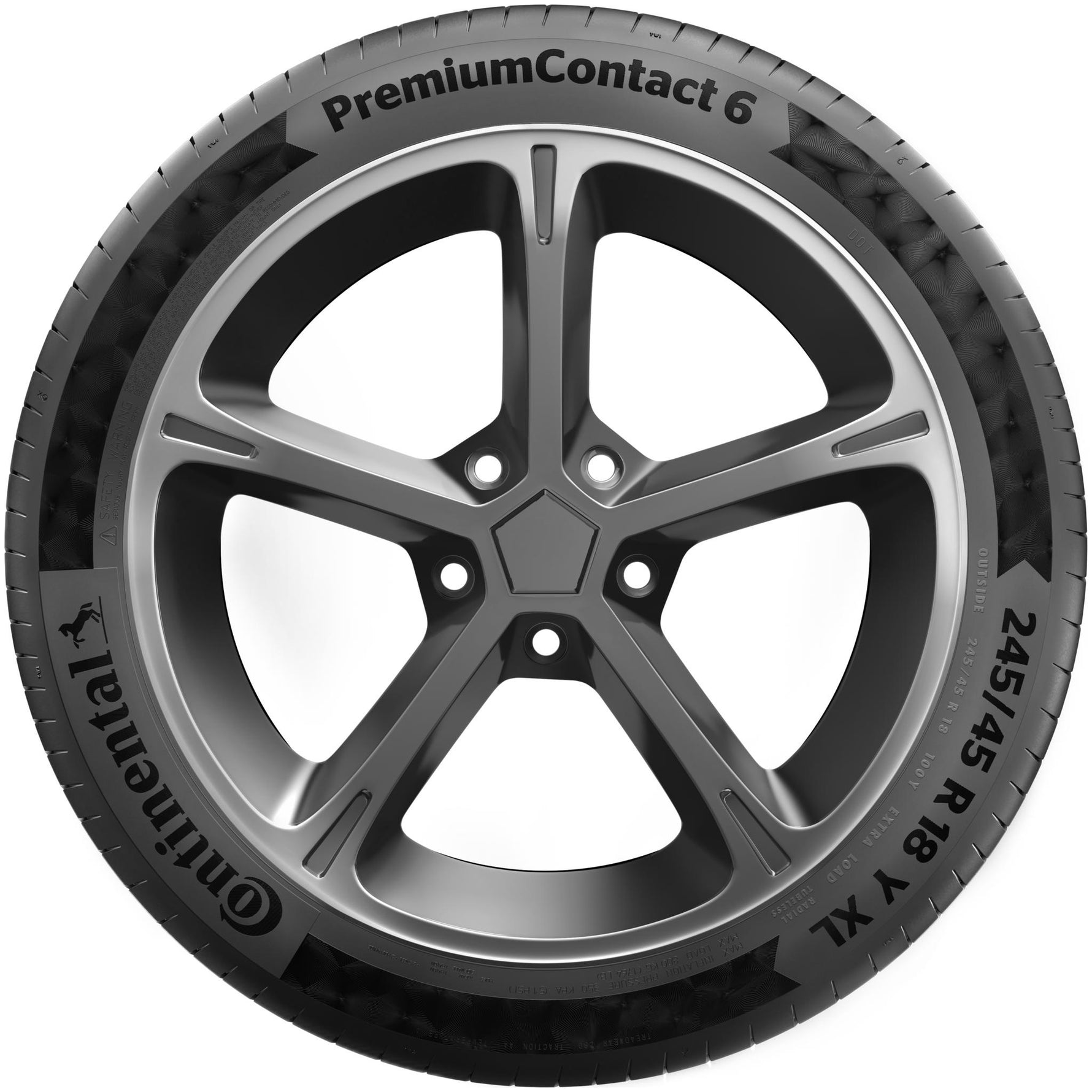 Continental Grand Prix 5000 S TR Tire - 700 x 25, Tubeless, Folding, Black, BlackChili, Vectran Breaker, LazerGrip, ACT