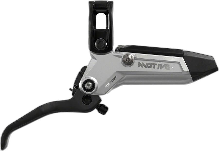 SRAM Motive Ultimate Disc Brake and Lever - Rear or Front, 2000mm Hose, Post Mount, 4-Piston, Alum Lever Body, Carbon Blade, Blk/Sil, A1
