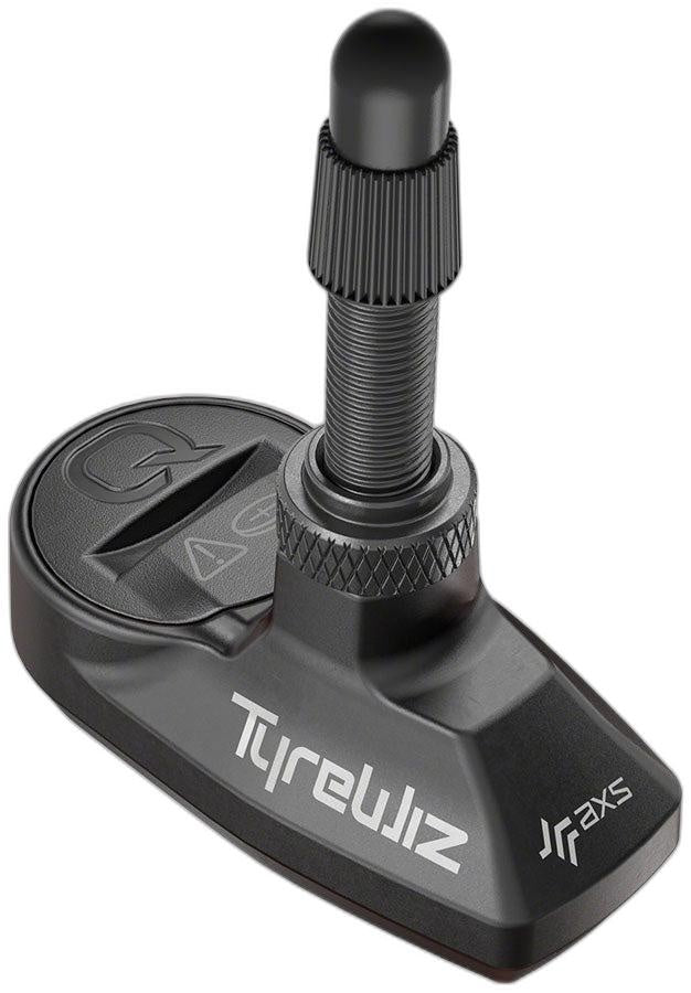 Quarq TyreWiz 2.0 Air Pressure Sensor for Presta Valve (included 2 sensors w/ batteries, 2 rubber bumpers and a rim depth guage) - Valves are not included