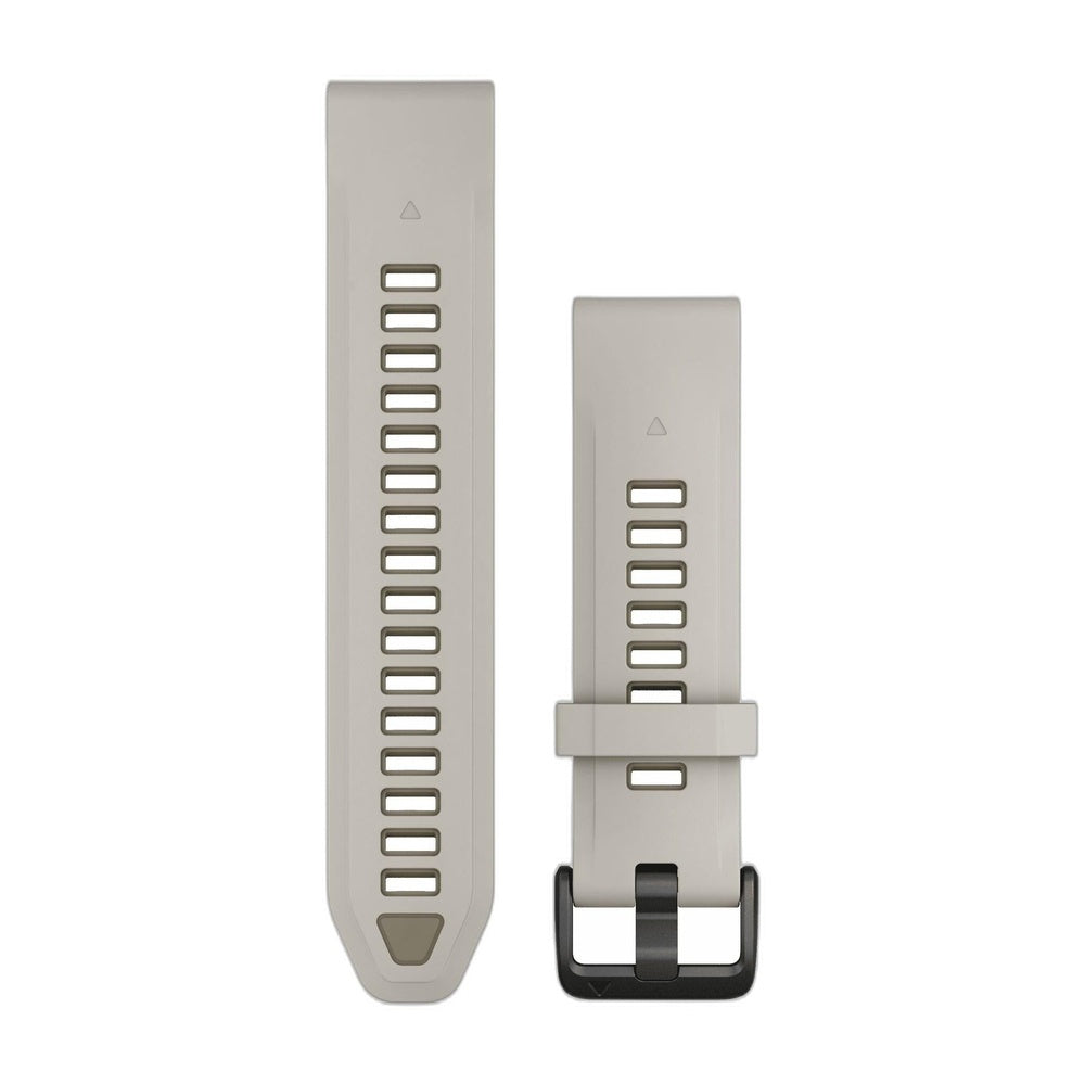 Garmin QuickFit® 20 Watch Bands Fog Gray/Dark Sandstone Silicone