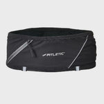 Fitletic 360 Plus black running belt with zipper pocket on white background