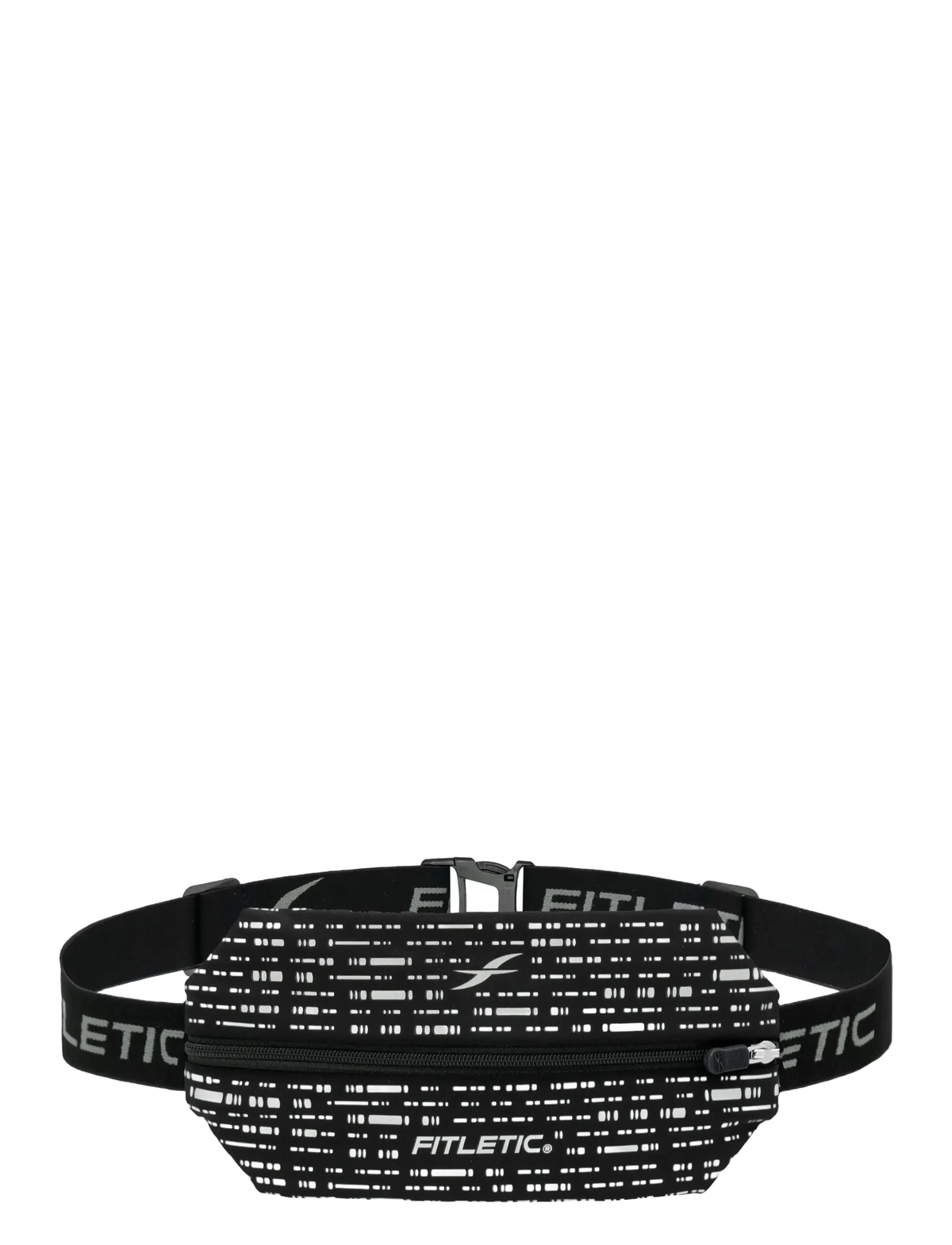 Fitletic Race II Number Belt in Morse colorway shown closed on transparent background
