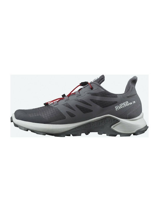 Salomon Supercross 3 men's trail running shoe in dark gray colorway