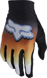 Fox Racing Flexair Park Gloves in JD colorway with gradient black to orange fade design