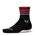 Swiftwick Aspire Four Socks - Black/Red