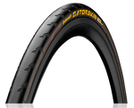 Continental Gatorskin bicycle tire in black with distinctive tread pattern