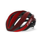 Giro Aether MIPS road cycling helmet in matte bright red and dark red colorway