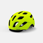 Giro Cormick MIPS bicycle helmet in matte hi-vis yellow with black accents