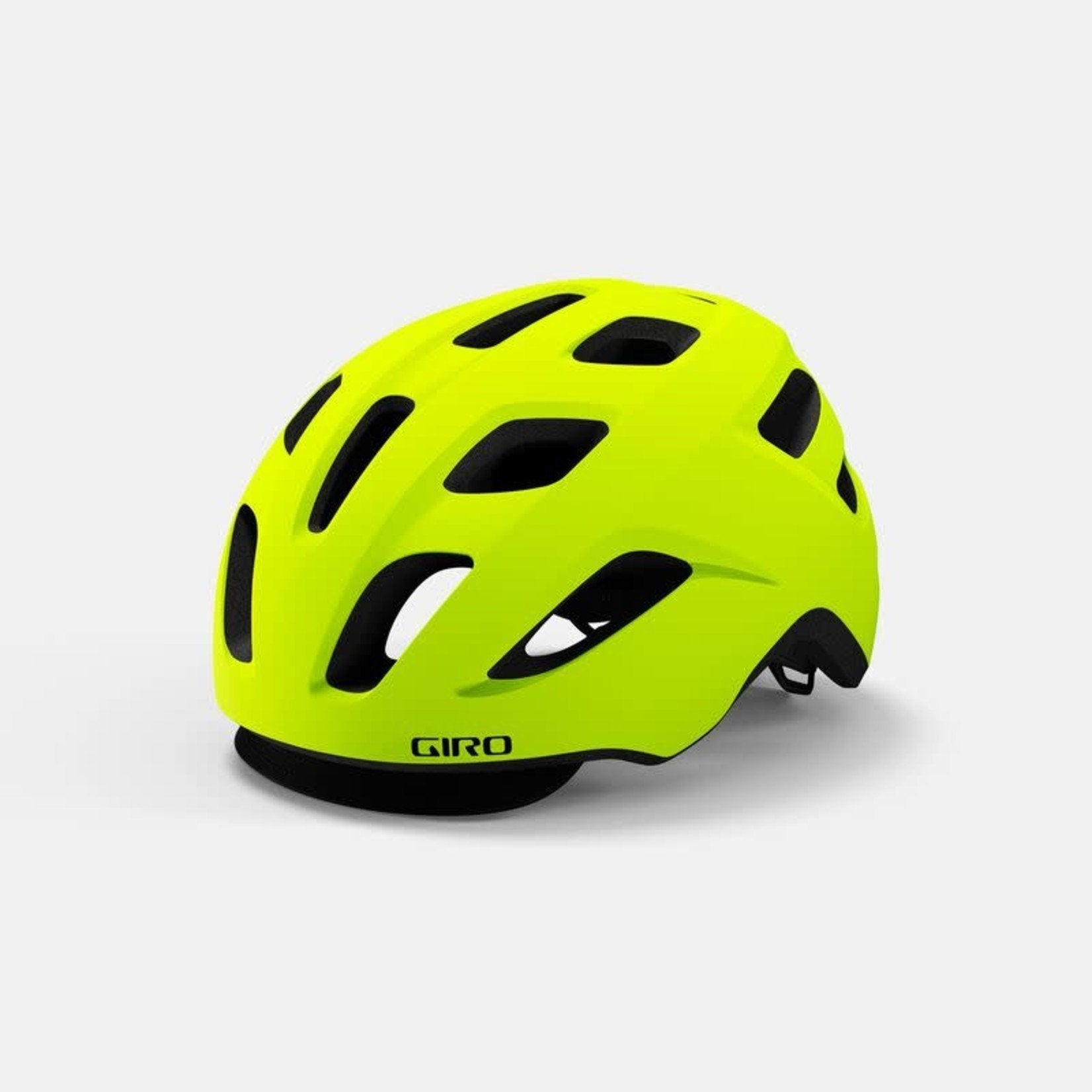 Giro Cormick MIPS bicycle helmet in matte hi-vis yellow with black accents