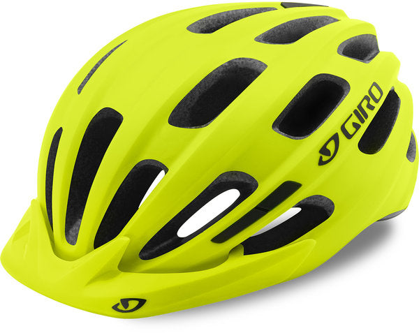 Giro Register MIPS cycling helmet in matte highlight yellow with ventilation vents