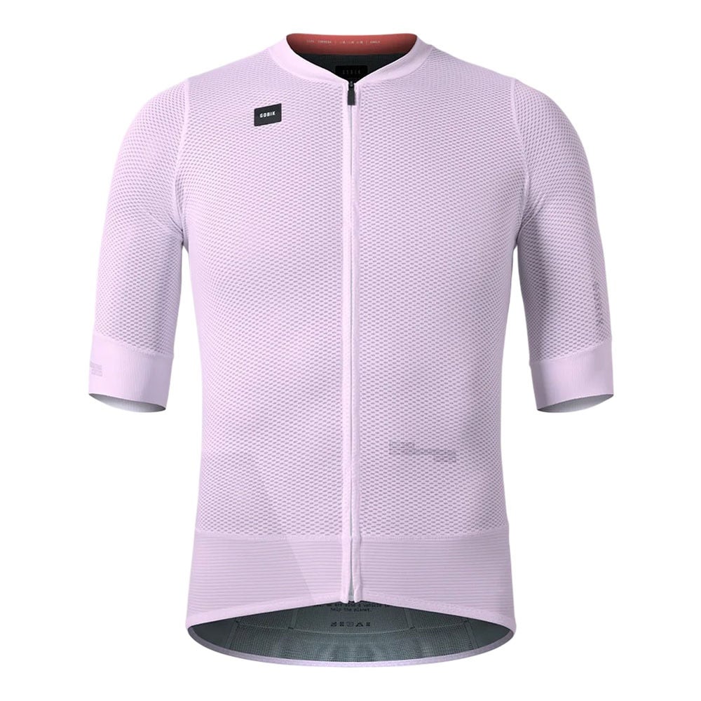 Gobik Carrera 2.0 Short Sleeve Jersey in Mercury purple with mesh texture and zip closure