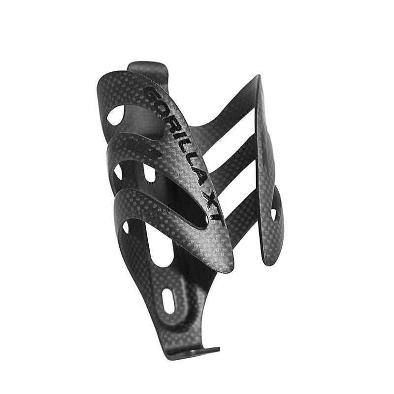 XLAB Gorilla XT water bottle cage in matte black carbon fiber finish