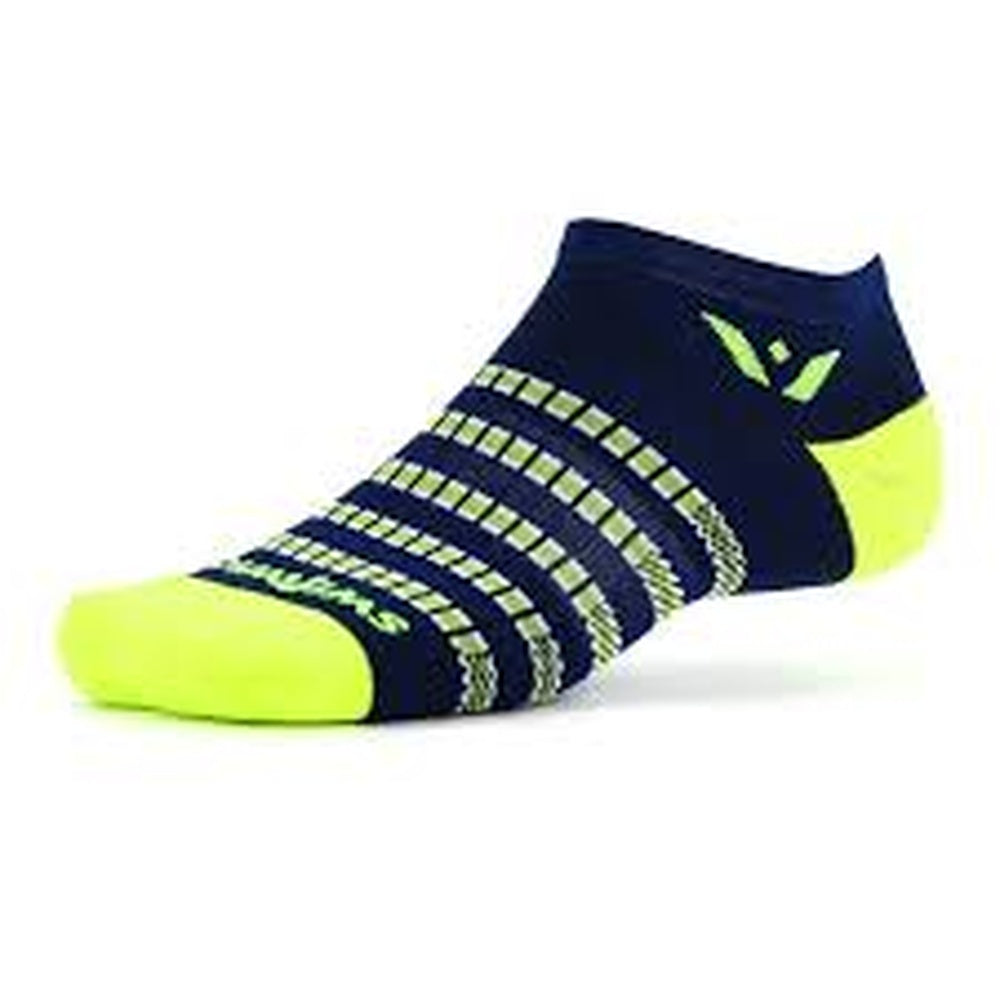 Swiftwick Aspire Zero Socks - Navy/Citron