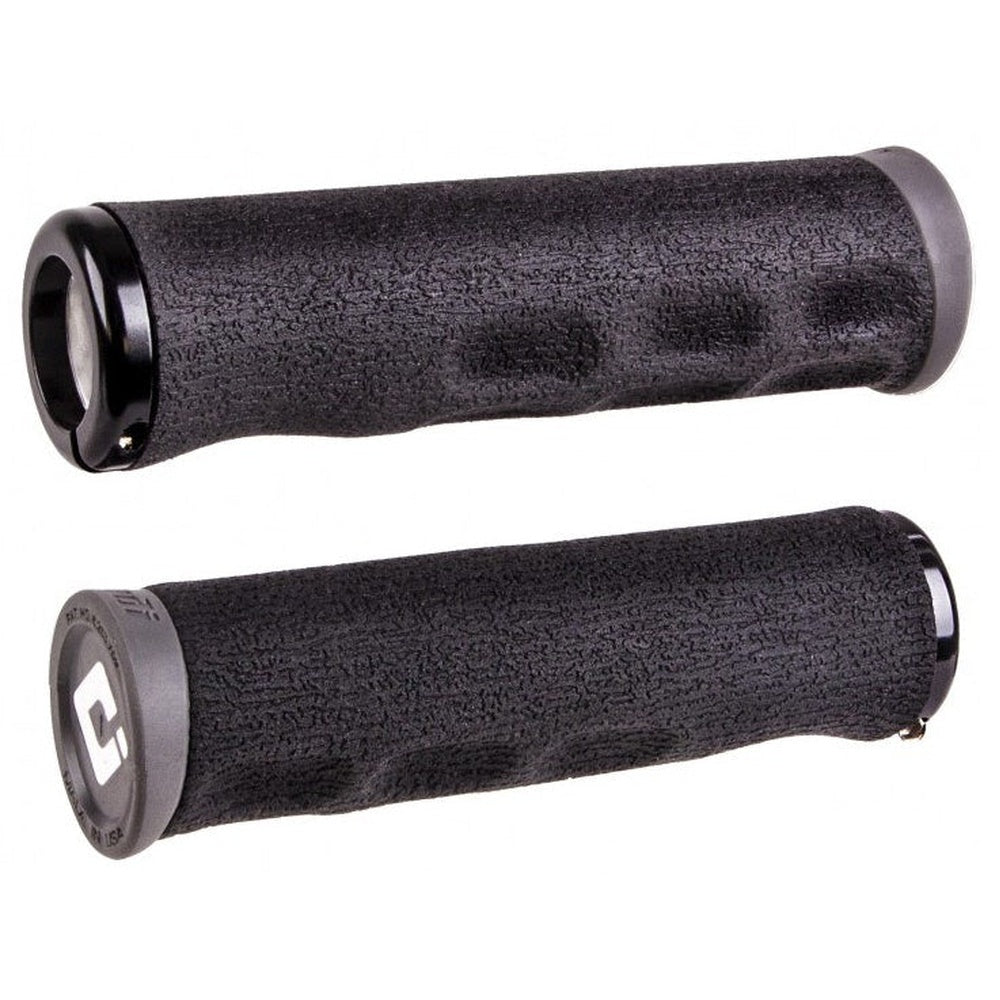 ODI Dread Lock bicycle grips in black graphite with lock-on design
