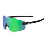 KOO Supernova Sunglasses - Black Matt/Green Mirror Lense